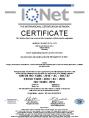 Certificate IQNet ISO13485 شهادة الجودة