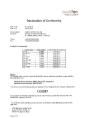 Declaration of Conformity vico BTE