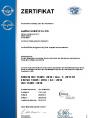 Zertifikat QM-System ISO13485