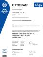 Certificate ISO 13485