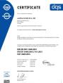 Certificate ISO 13485